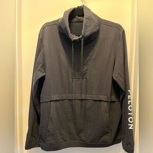 Peloton Black Mesh Half Zip